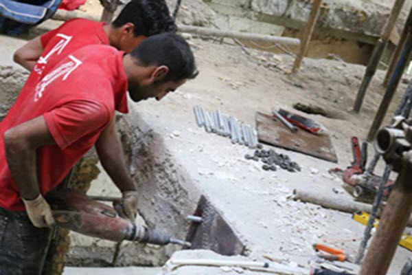 شرکت مقاوم سازان پایتخت بهترین شرکت کاشت میلگرد در تهران - ساختمونی نیوز