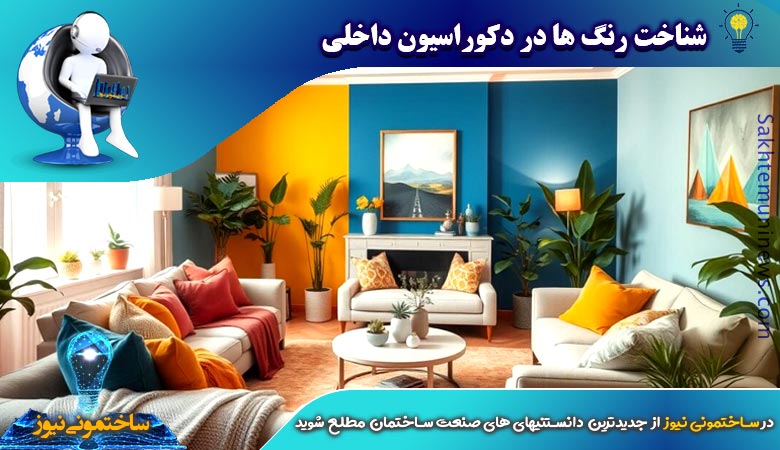 شناخت رنگ ها در دکوراسیون داخلی | ساختمونی نیوز