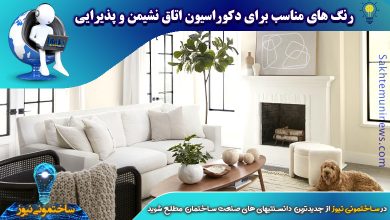 رنگ های مناسب برای دکوراسیون اتاق نشیمن و پذیرایی | ساختمونی نیوز