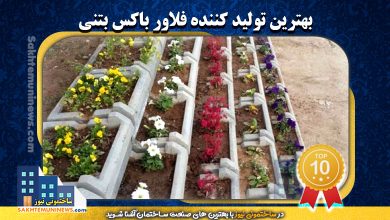 بهترین تولید کننده فلاور باکس بتنی | ساختمونی نیوز