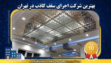 بهترین شرکت اجرای سقف کاذب در تهران | ساختمونی نیوز