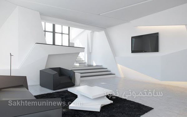 سبک اوریگامی دکوراسیون و طراحی داخلی منزل | ساختمونی نیوز