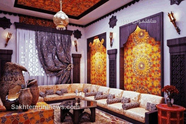 سبک هندی دکوراسیون و طراحی داخلی منزل | ساختمونی نیوز